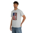 thumbnail image 6 of Patriotic Chainsaw USA Flag T-shirt - ID: 2103, 6 of 7