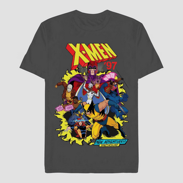 Men's Disney X-Men Short Sleeve Graphic T-Shirt - (Dark Gray, Medium)