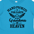 thumbnail image 4 of Inktastic Handpicked for Earth by My Grandma in Heaven Angel Wings Boys or Girls Toddler T-Shirt, 4 of 5
