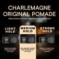 thumbnail image 3 of Charlemagne Original Hair Pomade 100g Water Based Strong Flexible Hold Cherry Oud Made in Germany, 3 of 9