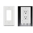 thumbnail image 2 of 4Pack Outlet Wall Plates LED Guide Night Lights Build on Sensor Electrical Illuminated Plug Plates Covers Plate Energy Efficient nightlights No Wire Or Battery Needed Hallway Bathroom Stairway Decor, 2 of 5