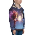 thumbnail image 3 of Kdxio Dreamy Forest Elf Pattern Boys Athletic Unisex Boys Girls Hoodie with Pocket Sweatshirts-X-Large, 3 of 6
