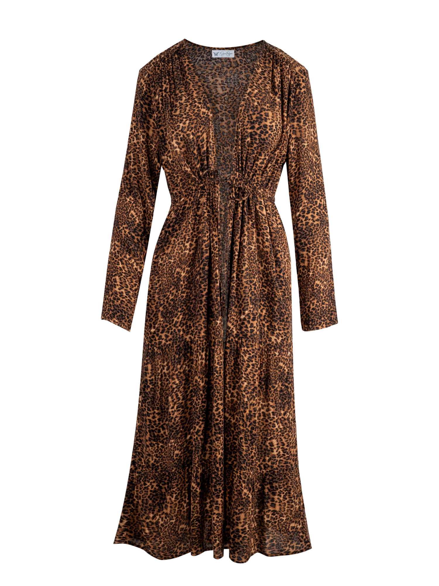 Jessica Simpson Women's Hardin Flowy Print Duster with Long Sleeves, Sizes S-XL