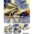 thumbnail image 5 of COOFANDY Men's Hawaiian Shirt Short Sleeve Tropical Shirts for Men Beach Shirt Resort Wear, 5 of 6