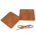 thumbnail image 1 of 2x Empuñadura De Motocicleta Empuñaduras De Motocicleta Accesorios De Motocicleta Cuero PU Marrón, 1 of 8