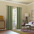 thumbnail image 5 of Sun Zero-Sun Zero Hayden Energy Saving Blackout Grommet Curtain Panel, Single Panel40x84-SageGreen, 5 of 9