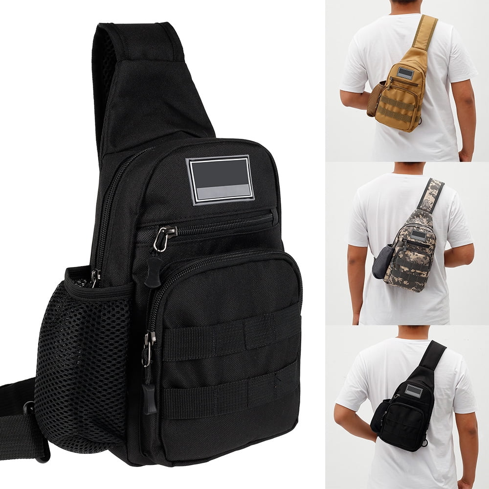 Tactical Sling Bag Compact Chest Pack Small Concealed Carry Shoulder Bag Travel