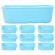 thumbnail image 4 of Pet Bowl Dog Food Bowl for Hanging Cage Use 10Pcs Sky Blue PP Material, 4 of 4