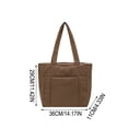 thumbnail image 3 of YiJuHui Large Tote Bag for Women, Waterproof Nylon Crossbody Shoulder Bag, Lightweight Casual Purse with Laptop Pocket, Spacious Work Commute Travel Everyday Carryall, 3 of 6