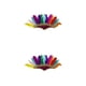 thumbnail image 4 of Tocado de plumas elegante Bewildely 2Conjunto Multicolor 50x23 cm, 4 of 6