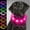 Pink, variant on Light Up Dog Collar,LED Flashing Dog Collar for Night Walking, Rechargeable Glow Collars for Puppy Small Medium and Large Dogs