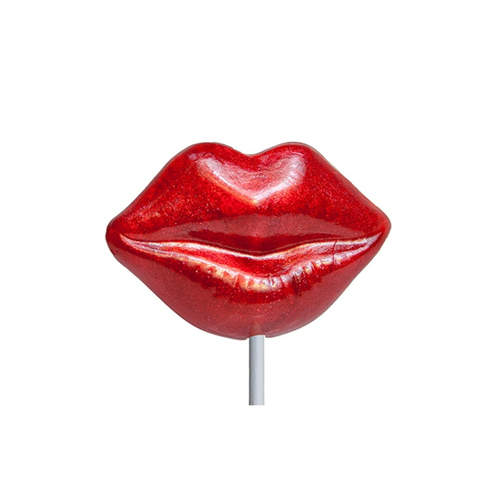 Lips with Glitter Lollipops, 12 Count - Walmart.com - Walmart.com