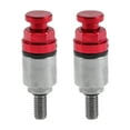 thumbnail image 1 of Unique Bargains 2 Pcs M4x0.7 Tornillo Universal para Motocicleta Dirt Bike Motocross Válvula de Purgado de Aire de Horquilla Metal Rojo, 1 of 1