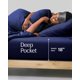 thumbnail image 4 of Sábana Ajustable REST Evercool+ King 38 cm Profundidad Azul Oscuro, 4 of 6