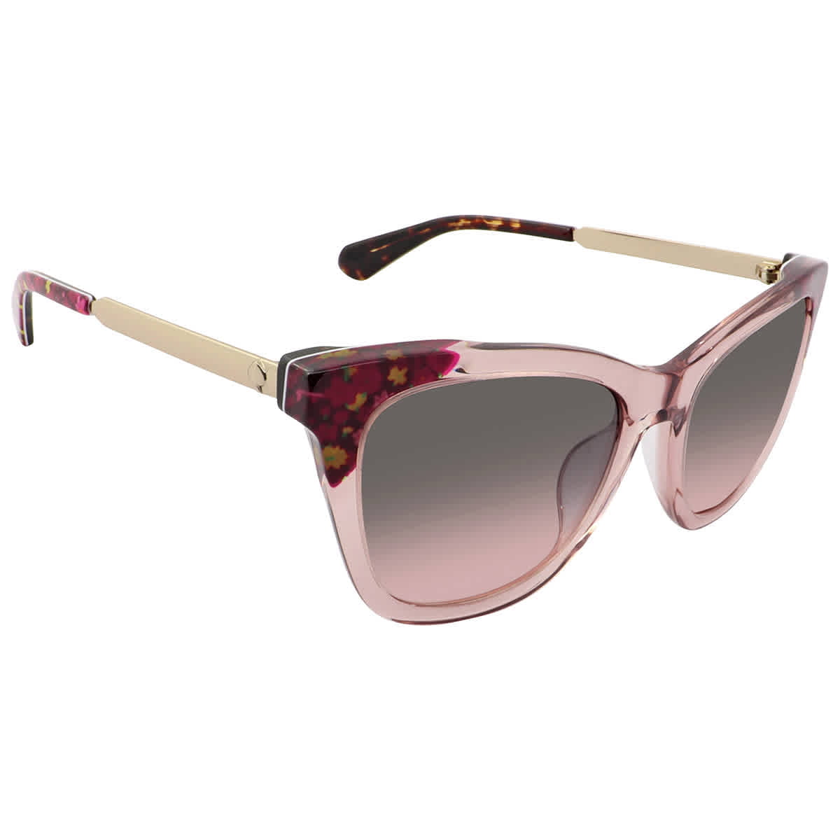 Kate Spade Grey Pink Gradient Square Ladies Sunglasses ALEXANE/S 0OBL/FF 53  