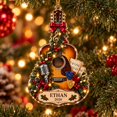 Personalized Acrylic Ornament Christmas Guitar Music Lover - Walmart.com