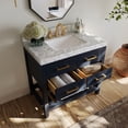 thumbnail image 3 of Ancerre Designs Elizabeth 36" Wood Bathroom Vanity Set in Heritage Blue, 3 of 9