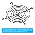 thumbnail image 4 of Unique Bargains 90mm Fan Finger Grill Metal Grill Protector Guard Fan Protective Cover 8 Pack, 4 of 6