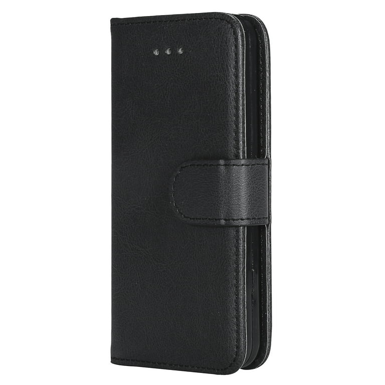 5 5S Case iPhone SE(2016 Edition) Case, Allytech Premium Leather Flip Case Cover & Card Slots Pocket, Wireless Charging Detachable Slim for Apple iPhone 5 5S (Black) - Walmart.com