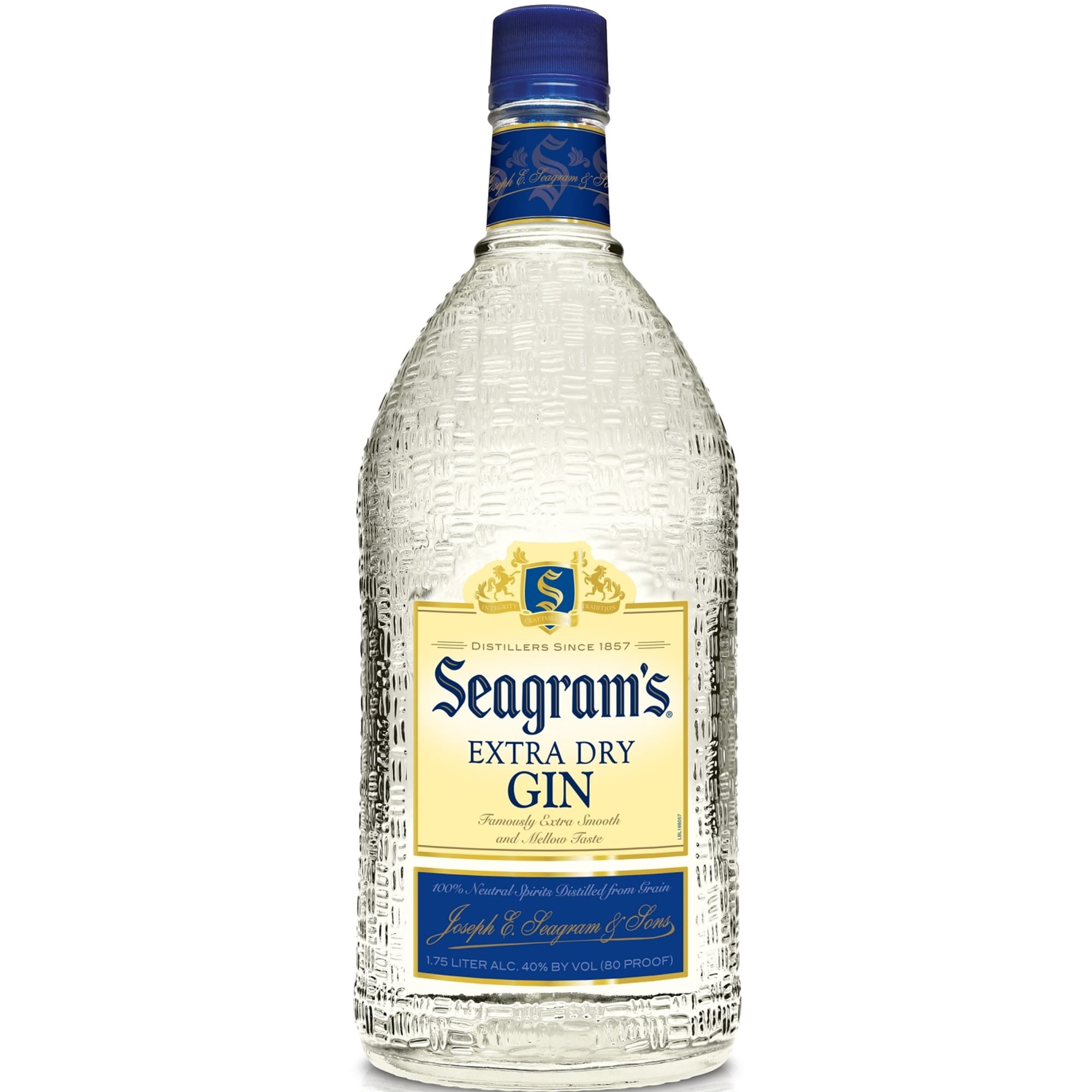 Seagram's Extra Dry Gin 1.75 L Bottle, 40% ABV