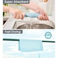 thumbnail image 5 of Microfiber Cleaning Cloth Roll, 50-Sheet Pack,Tear-Off Reusable Commercial Wipes, Lint-Free Cloths for Home, Kitchen, and Car Cleaning, 9.84 × 9.84 in, 5 of 7