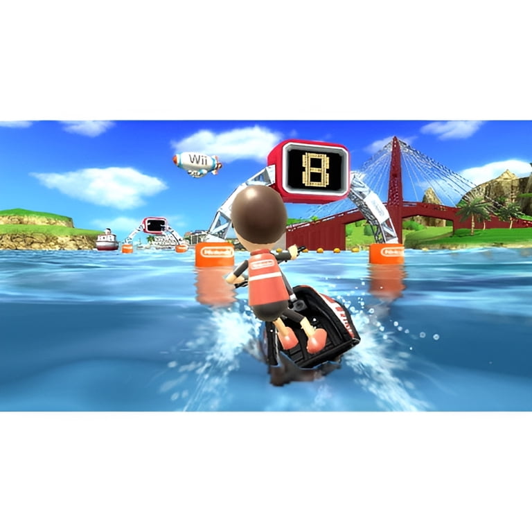 Nintendo Wii Sports Resort Game for Kids, Complete Console System