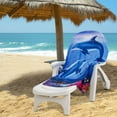 thumbnail image 3 of Luxuriant Dolphin Play 30in x 60in Beach Towel, 3 of 5