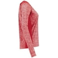 thumbnail image 5 of Holloway Sportswear XL Womens Electrify Coolcore® Long Sleeve Tee Scarlet Heather 222770, 5 of 5