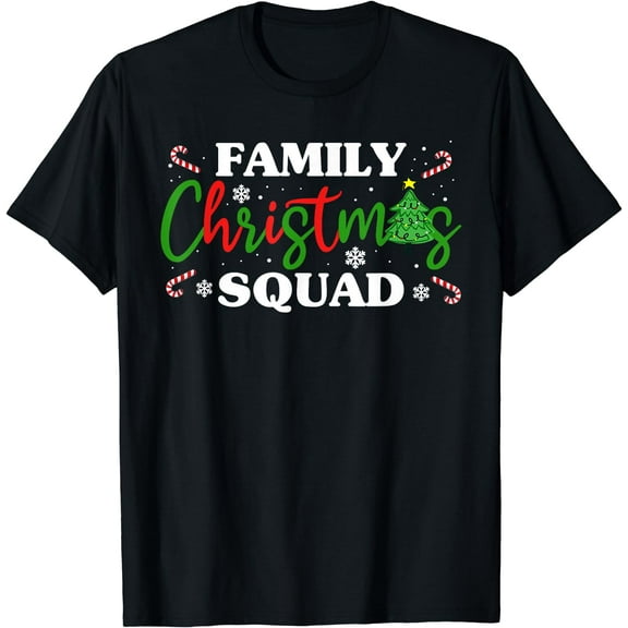 Christmas Family Squad Shirts, Men Women Kids Xmas Matching T-Shirt