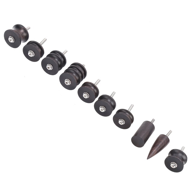 Pulidor de cuero, paquete de 10 piezas Pulidor de cuero Cabezal pulidor de cuero Borde de cuero Diseño aerodinámico