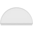 thumbnail image 3 of Ekena Millwork 80"W x 46-3/4"H x 2-3/4"P Half Round Smooth Architectural Grade PVC Combination Pediment, 3 of 7