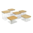 thumbnail image 1 of Set de Recipientes Herméticos HW HOME con Tapa Café 6 Piezas, 1 of 4