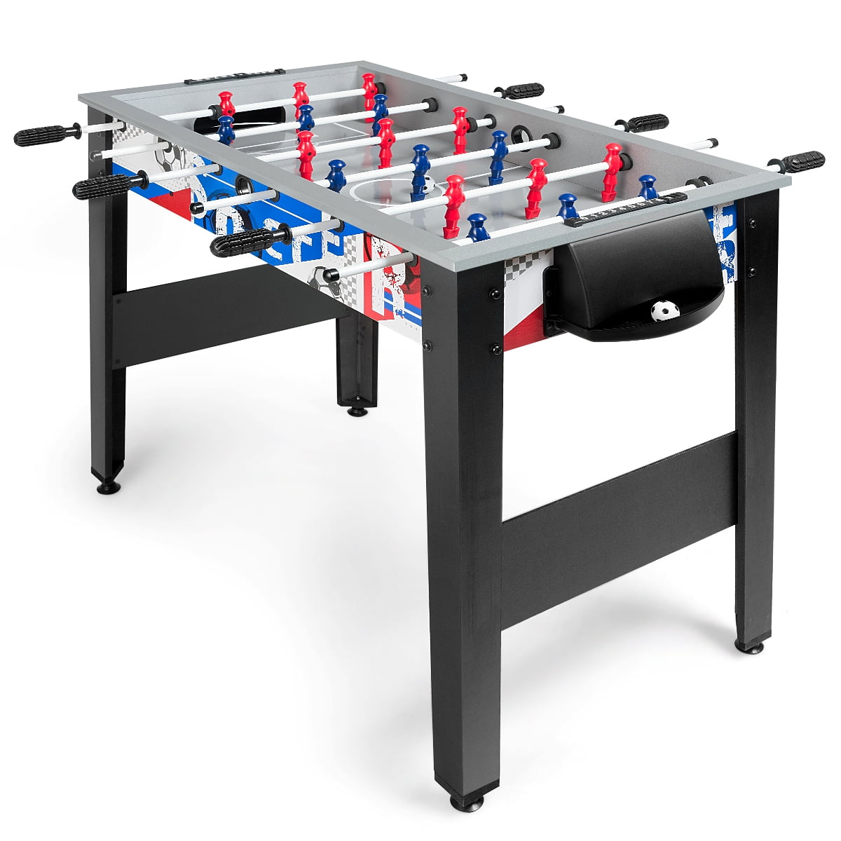 Gymax 42'' Competition Sized Wooden Soccer Foosball Table Adults & Kids