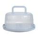 thumbnail image 1 of Caja portátil para guardar pasteles, recipiente para alimentos frescos con tapa y asa para el refrigerador (azul), 1 of 5
