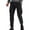 Black Cargo Pants for Men, variant on HOOMEUMY Men's Straight Fit Stretch Tapered Leg Elastic Waist Drawstring Bound Feet Cargo Pants with Multi Pockets Gray 34