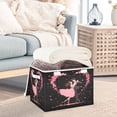 thumbnail image 4 of Iauyy Large Storage Box with Lid - Foldable Home Storage Bins for Clothes Toy Holiday Decor, Cartoon Couple (42*32*30cm), 4 of 6