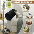 thumbnail image 4 of Vorkoi Stretch Armrest Covers Anti-Slip Upgraded Spandex Arm Covers for Chairs Couch Sofa Armchair Slipcovers for Recliner Sofa with Hook and Loop Tape 2PCS, 4 of 6