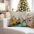 thumbnail image 4 of Ethan Taylor Landscape and Nature Throw Pillow Soft Cushion Cover 'Valley Secrets Mountains' Modern Pattern Decorative Square Accent Pillow Case, 20x20 Inches, Orange, Green, 4 of 5