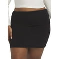 thumbnail image 5 of Mills by Millie Bobby Brown Women's Fold Over Ribbed Mini Skirt, Sizes XXS-XXL, 5 of 7