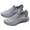 Grey, variant on Running Orthopedic Mesh Shoes for Men Ultra Lightweight Lace-Up Breathable Comfortable Walking Casual Fashion Dress Sneakers with Soft EVA Insole