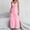 Pinks, variant on Summer Slip Dress for Women New Women’s Casual V-Neck Side Split Nightgown Comfy Satin Temperament Maxi Dress,Rose Gold,XXL