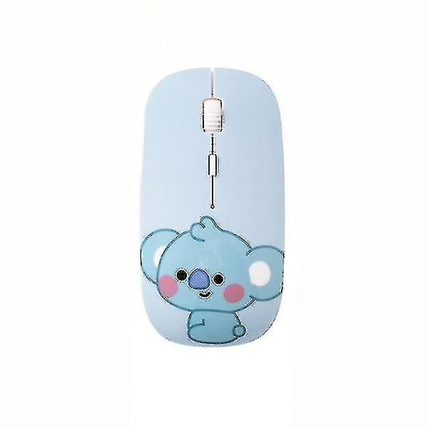 Cartoon Wireless Silent Mouse Cute Home Office Computer Mouse Computer Accessories