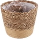 thumbnail image 1 of BRIGHTFUFU Macetero de algas marinas, cesta para flores, cubierta tejida, cesta de almacenamiento, contenedor para plantas, cesta tejida a mano, 1 of 7