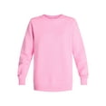 thumbnail image 5 of No Boundaries Fleece Oversized Sweatshirt with Long Sleeves, Women’s Sizes XXS-4X, 5 of 5
