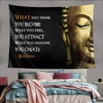 thumbnail image 4 of Oneluffy Buddha Tapestry Wall Hanging Zen Art with Large Buddha Statue Spiritual Buddhist Meditation Wall Decor for Bedroom Office Yoga Spa, 4 of 12