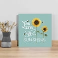 thumbnail image 6 of Canvas Print Wall Art Oil Paintings You Are My Sunshine Words on Green Picture Prints Artwork for Living Room Kitchen Bathroom Bedroom, 6 of 9