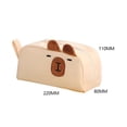 thumbnail image 3 of Capybara Themed Large Capacity Pencil Case 2025 Back to School New Arrival - Multi-functional Stationery Organizer with Top Opening, Side Pocket & Metal Zipper, Holds 100 Pens, 8.6x4.33x3.15in, Soft, 3 of 6