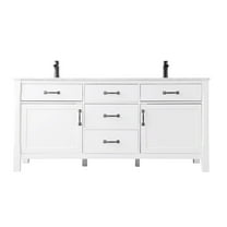 Altair 535072-Ca-Nm Maribella 72" Free Standing Double Basin Vanity Set - White