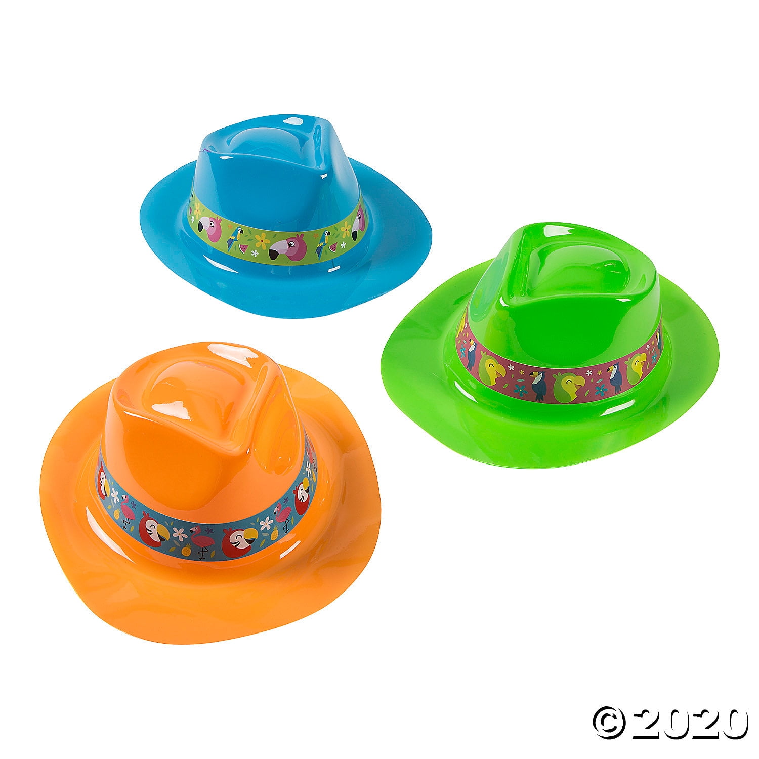 Tropical Birds Fedora Hats - Walmart.com