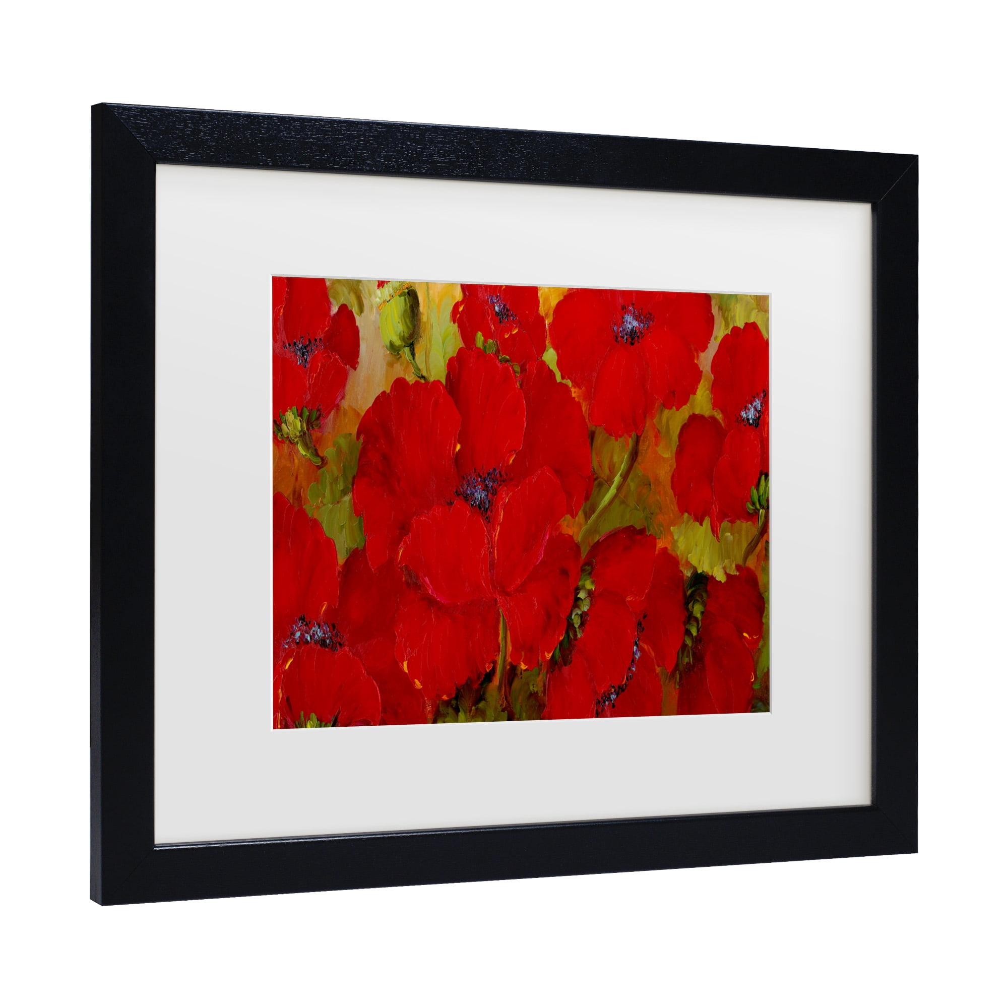 Trademark Fine Art 'Poppies' Canvas Art by Anonymous